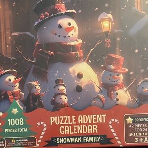 Puzzle Advent Calendar - Snowman Family
